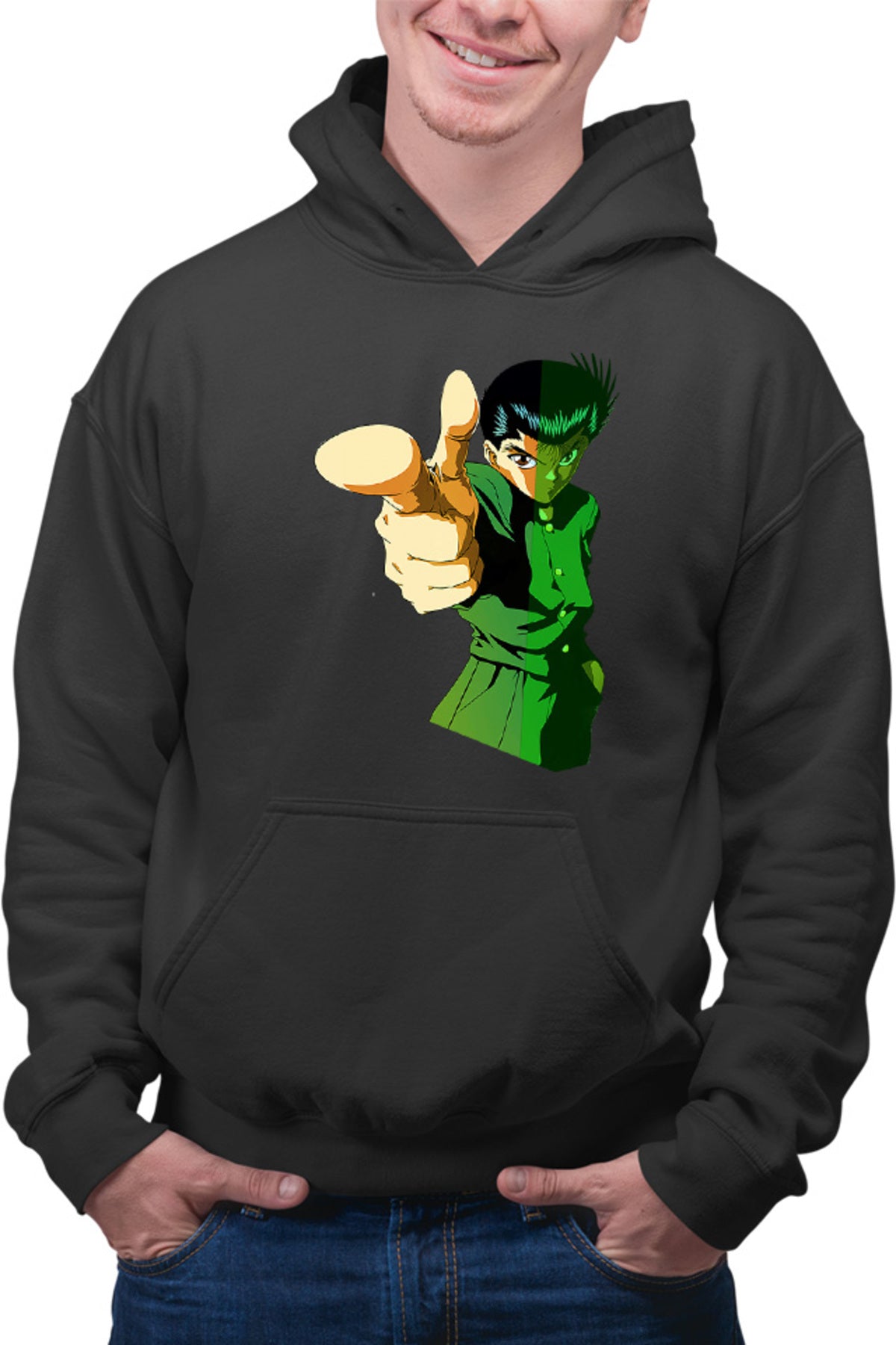Hanorac barbati Yu Yu Hakusho Yusuke Doki Doki Magic Order Shinigami
