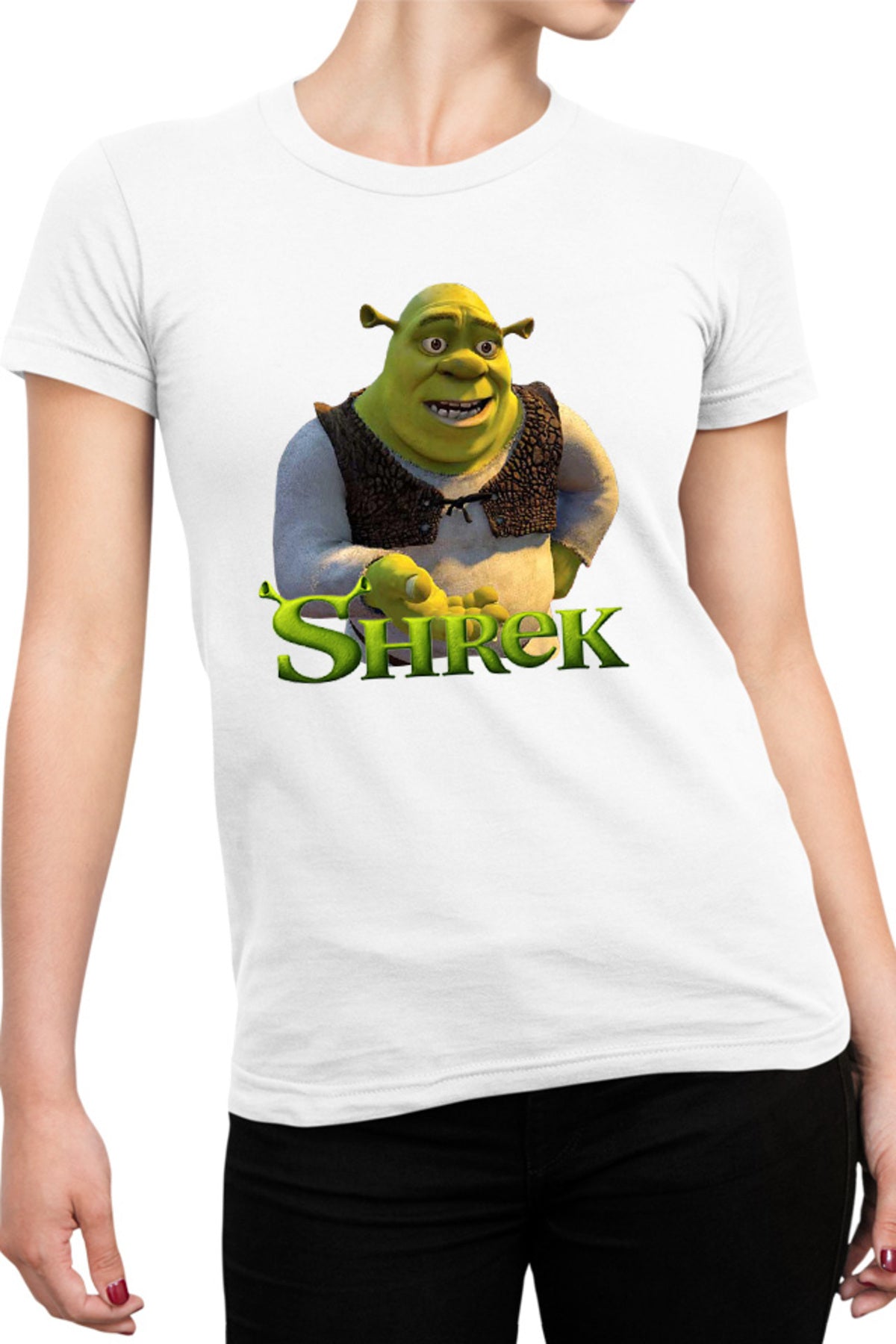 Tricou dama Shrek Logo Monster Orc Medieval
