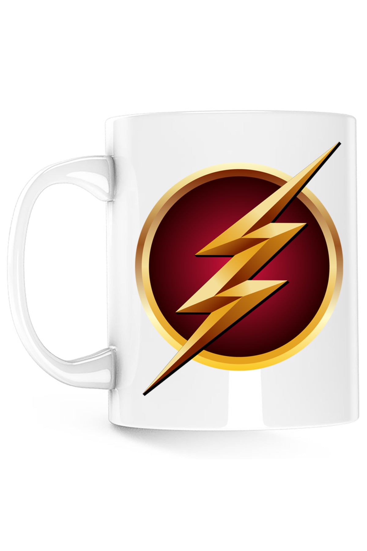 Cana The Flash Logo Superhero Comics Fast Go, alba, 330 ml