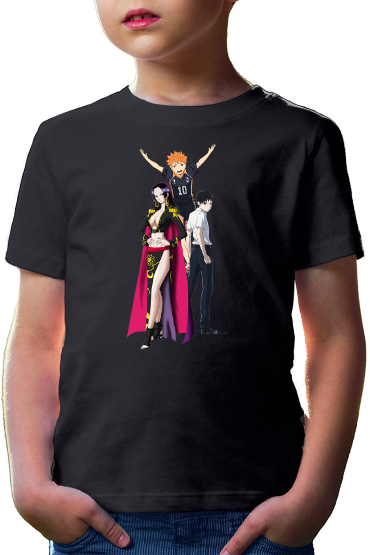 Tricou copii Ajin Kei One Piece Haikyuu Sport Fantasy Horror