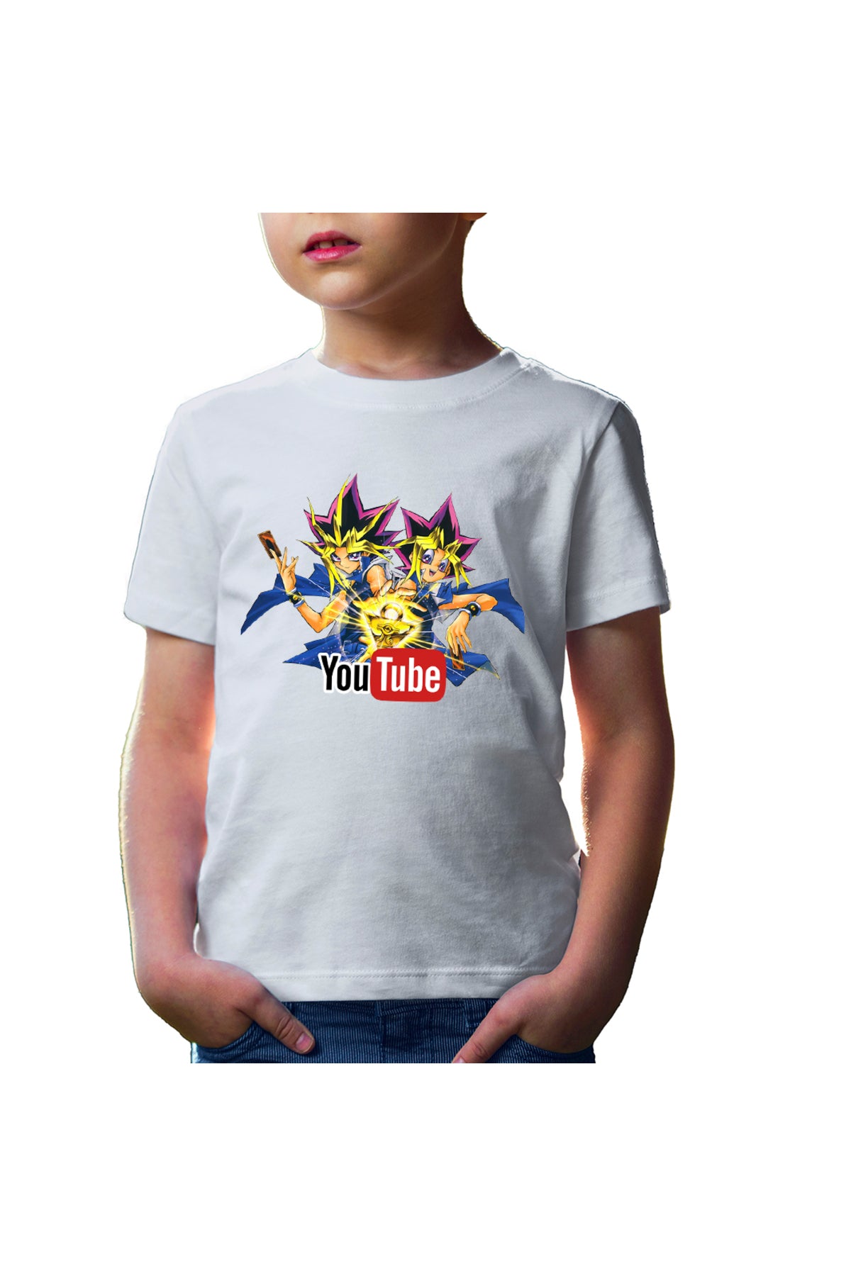 Tricou copii Yu Gi Oh Yugi Mutou Youtube Academy Converte