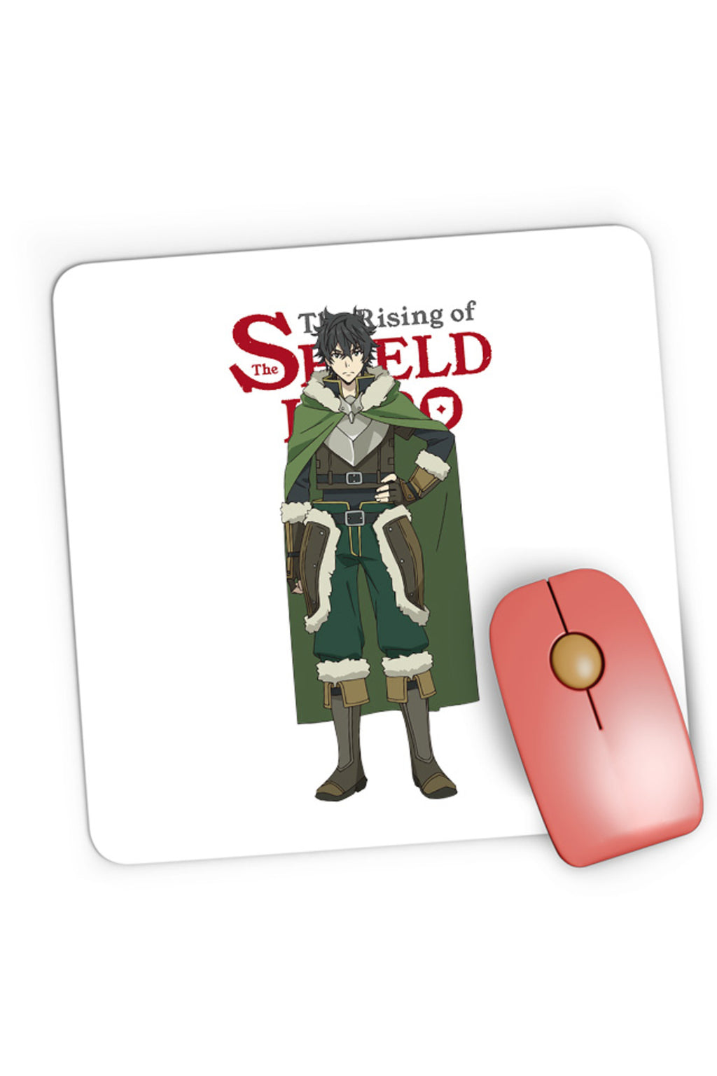 Mousepad Gaming Rising of the Shield Hero Naofumi Protect Multiple Powers Univers, 21x19 cm