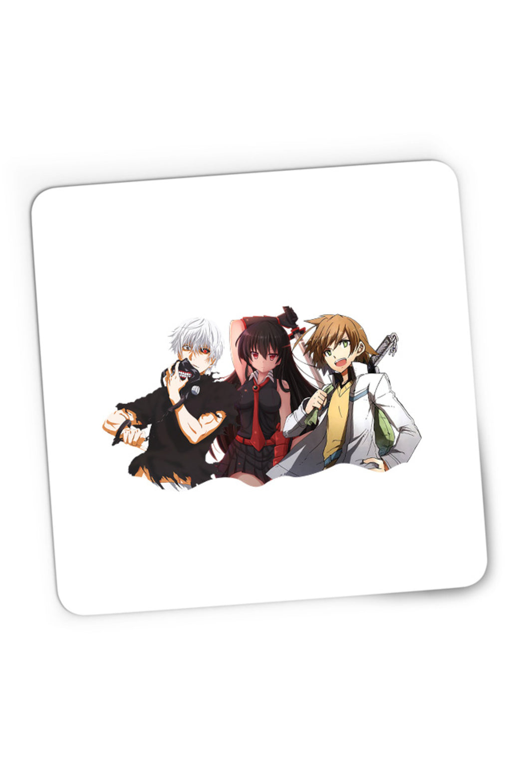 Mousepad Gaming Akame ga kill Tokyo Ghoul Assassins Vampire Paranormal, 21x19 cm