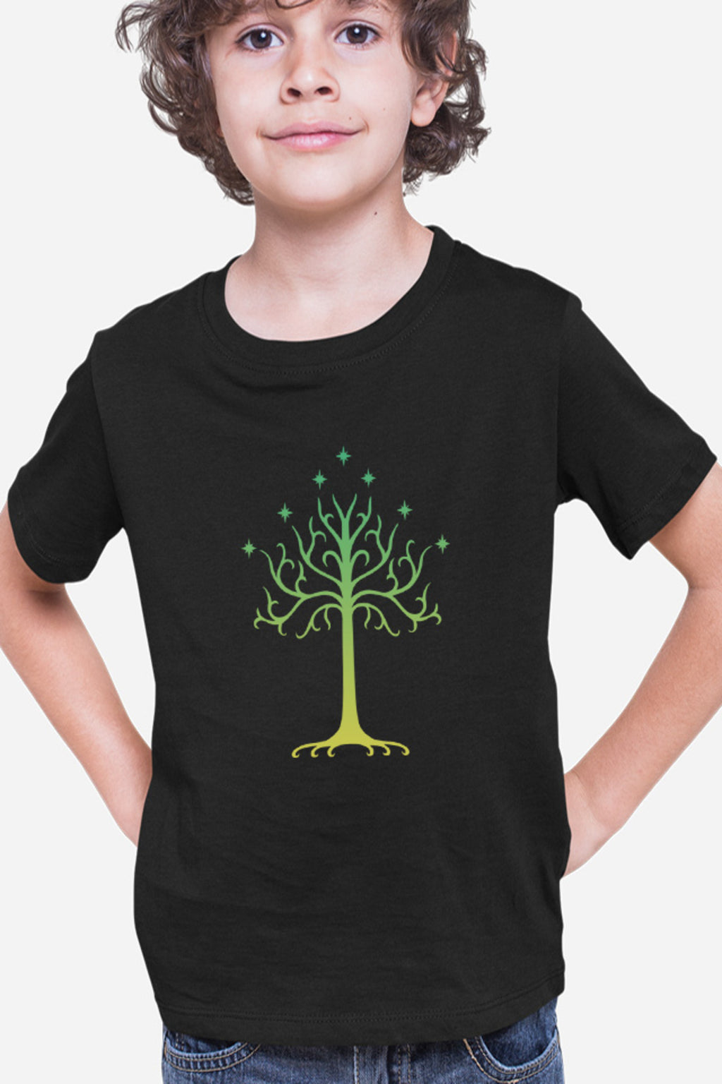 Tricou copii Lord of the Rings Tree Life Huge Magical Strong Life