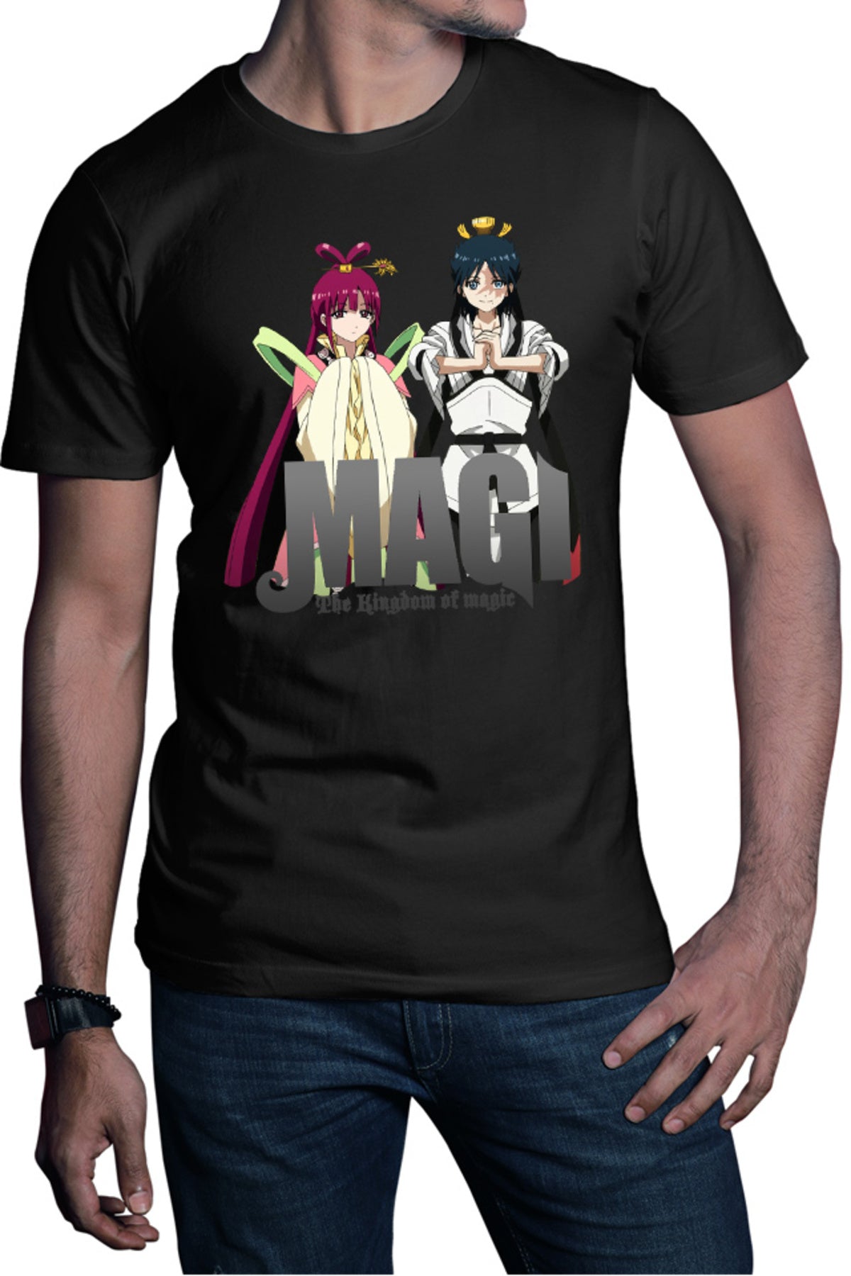 Tricou barbati Magi The Labyrinth of Magic Group Photo Kou Empire Hakuryuu