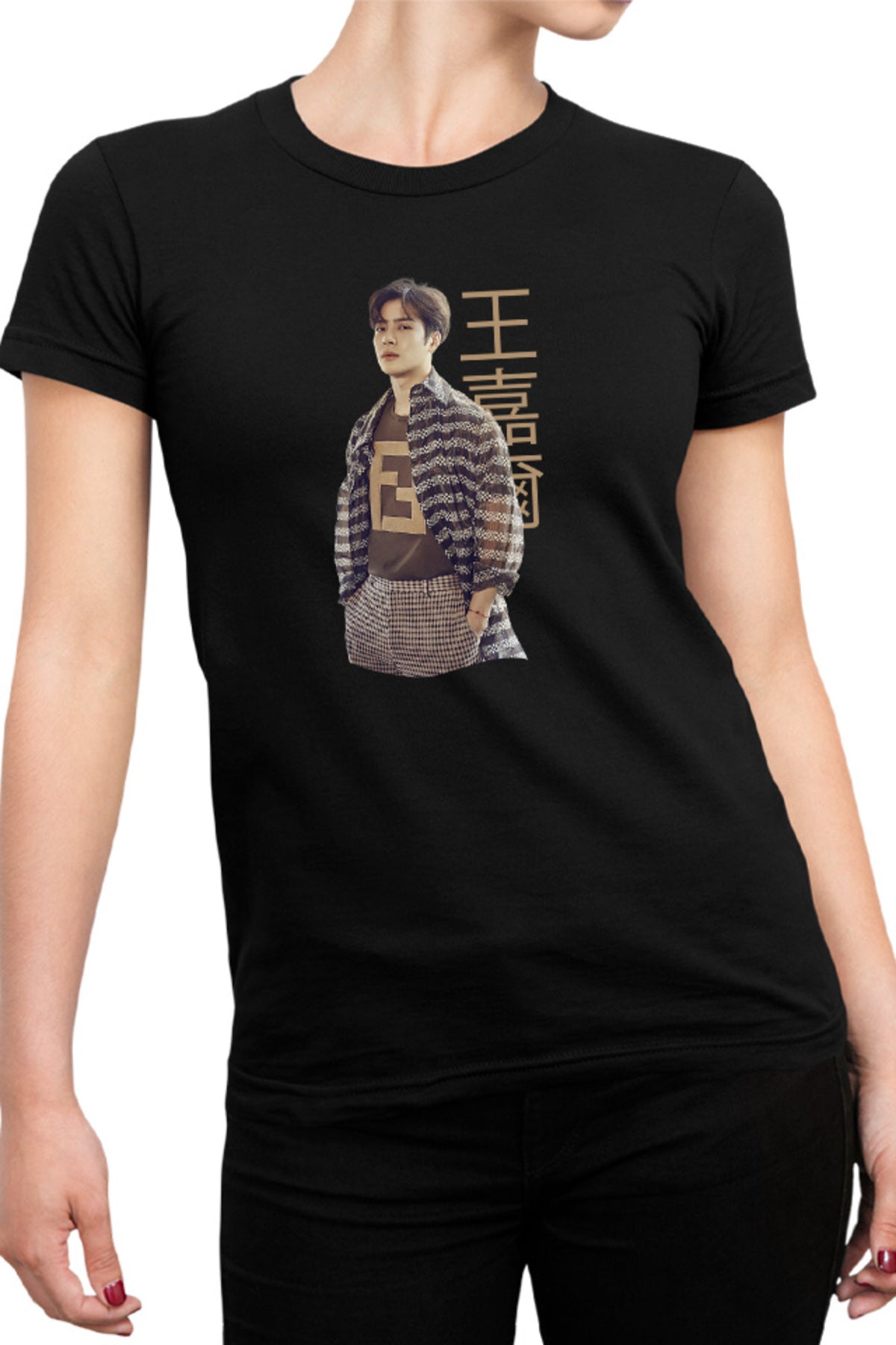 Tricou dama Got7 Jackson Wang Idol K-pop Music Dance Host