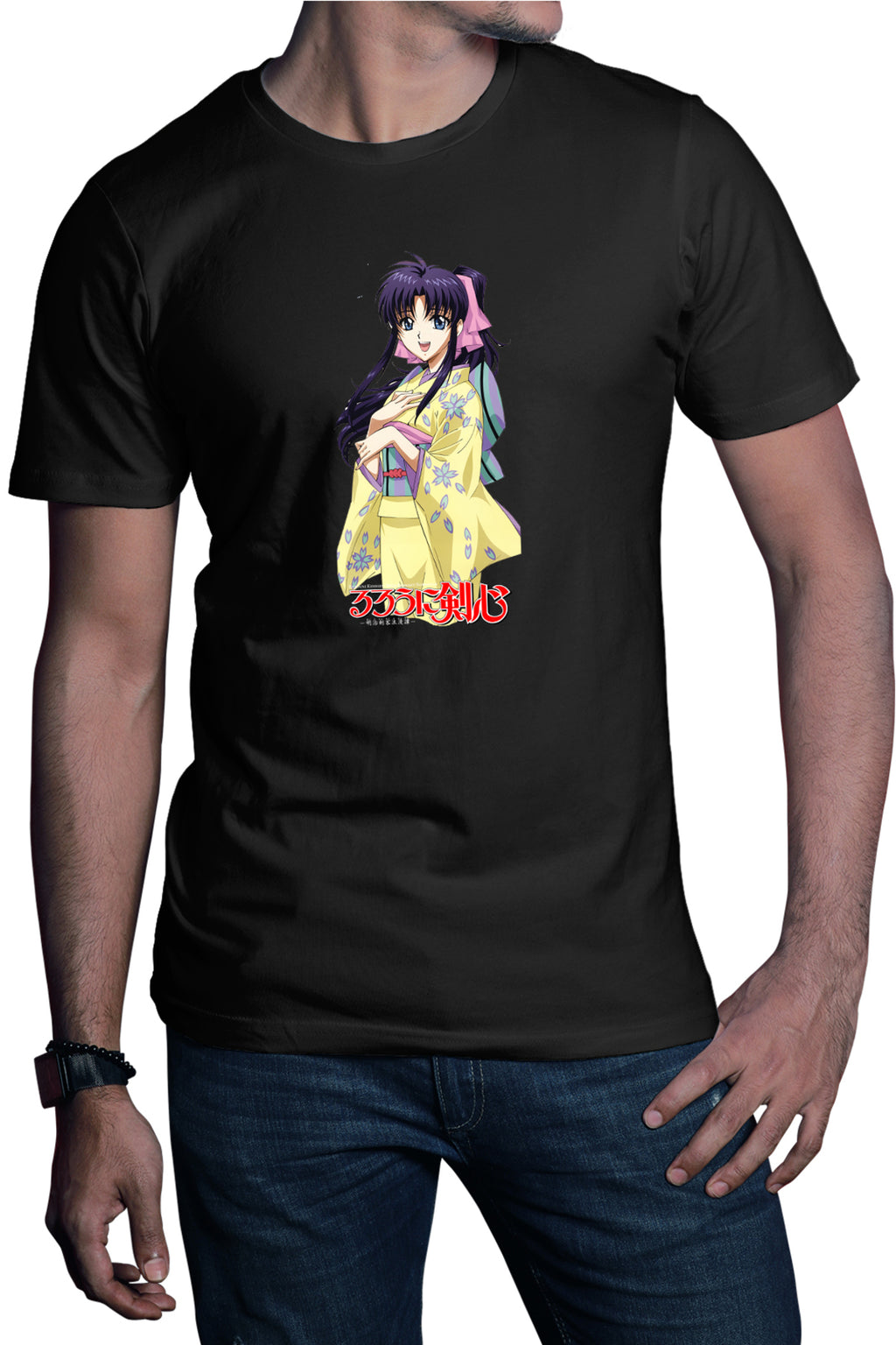 Tricou barbati Rurouni Kenshin Kaori Ninja Anime