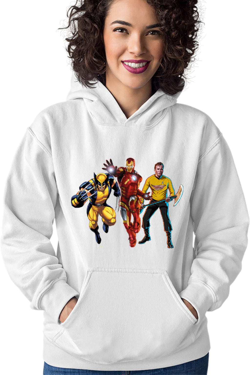 Hanorac dama Ironman Star Trek Wolverine Universe DC