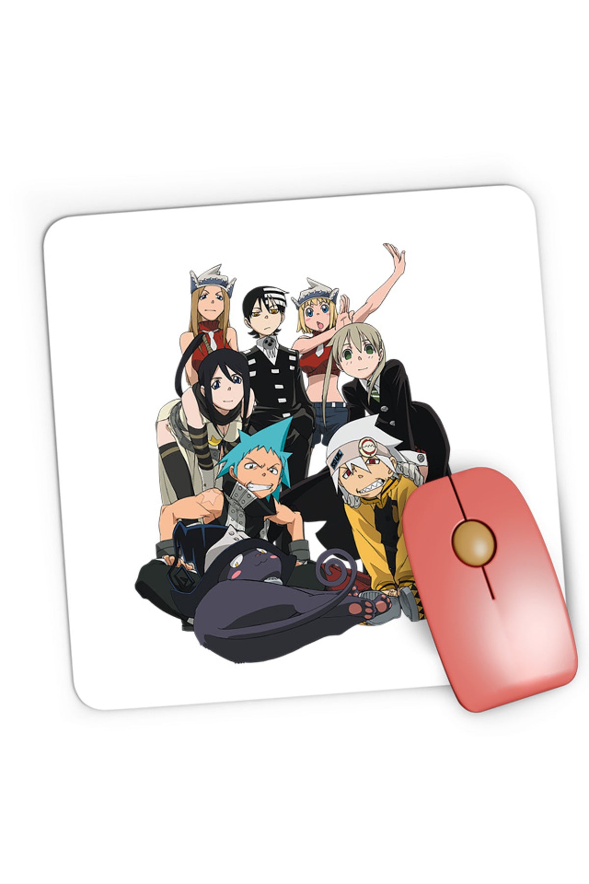 Mousepad Gaming Soul Eater Group Supranatural God Death Soul, 21x19 cm