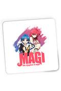 Mousepad Gaming Magi The Labyrinth of Magic Morgiana Alladin Duo Pose, 21x19 cm
