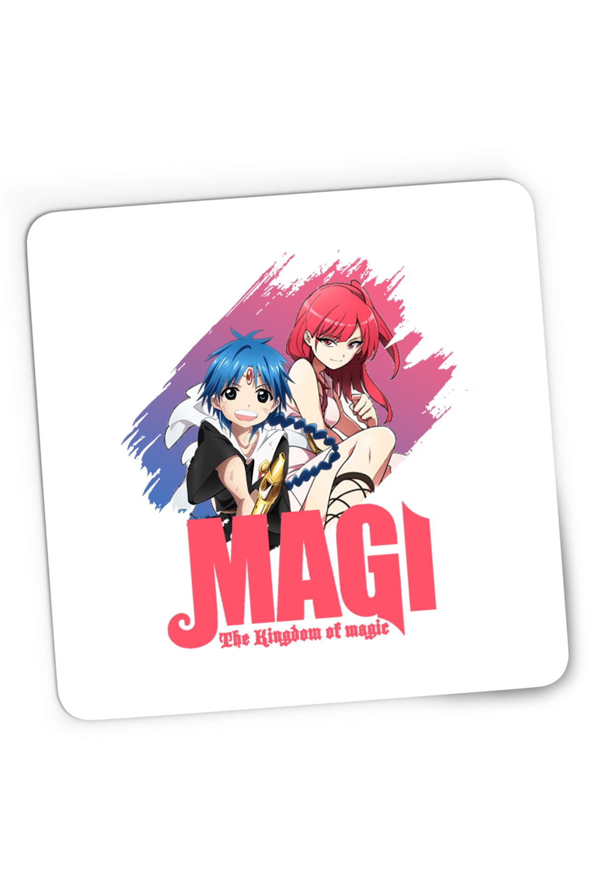 Mousepad Gaming Magi The Labyrinth of Magic Morgiana Alladin Duo Pose, 21x19 cm