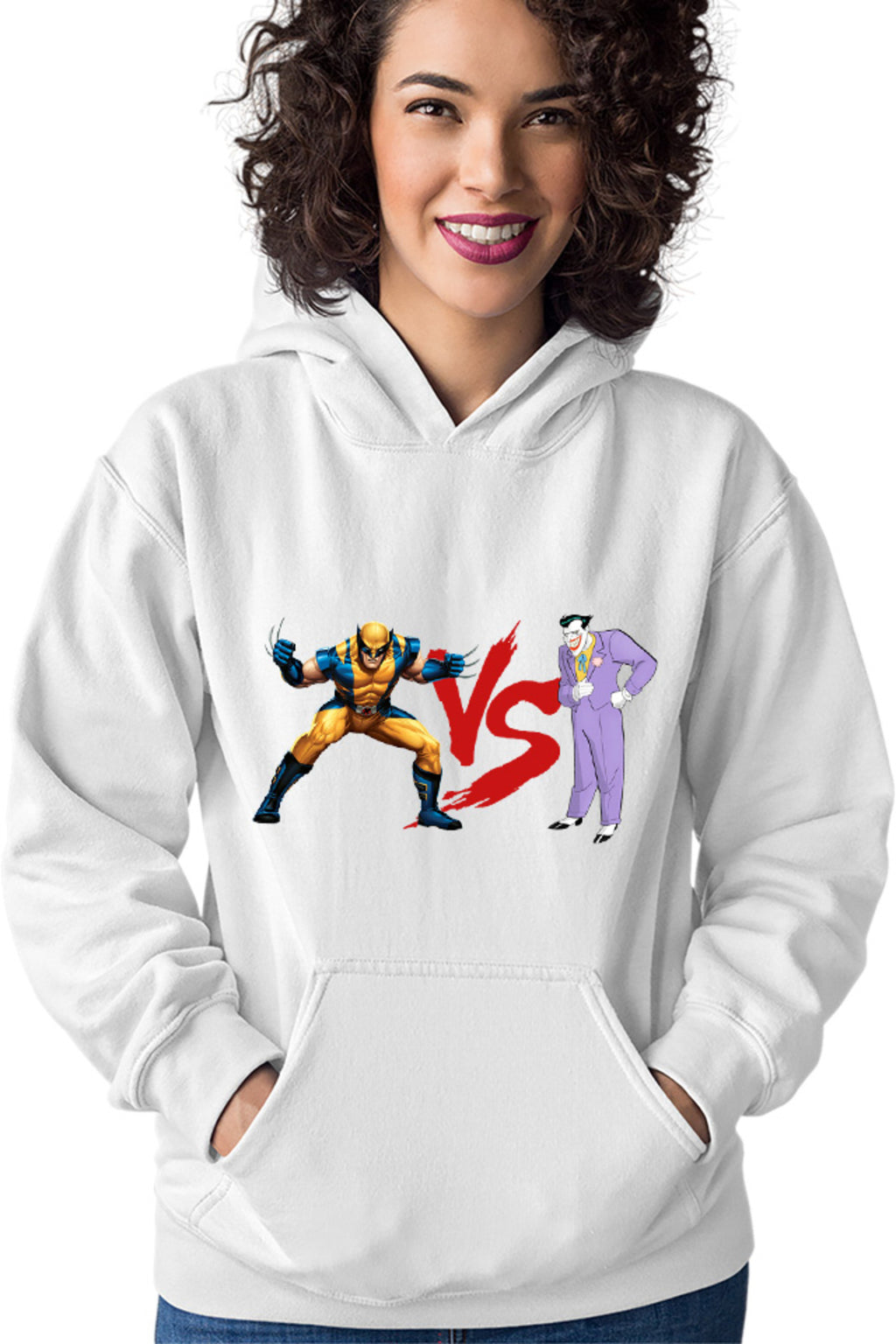 Hanorac dama Wolverine VS Joker Costume Cartoon