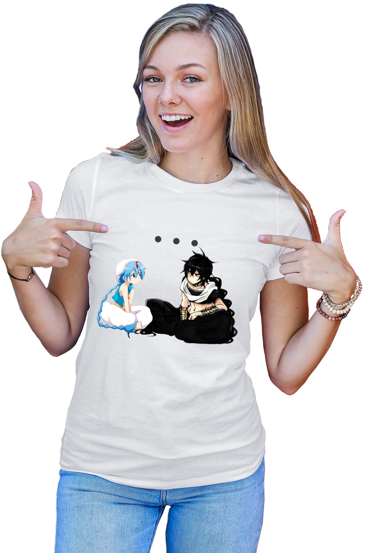 Tricou dama Magi The Labyrinth of Magic Alladin Judar 3 Points