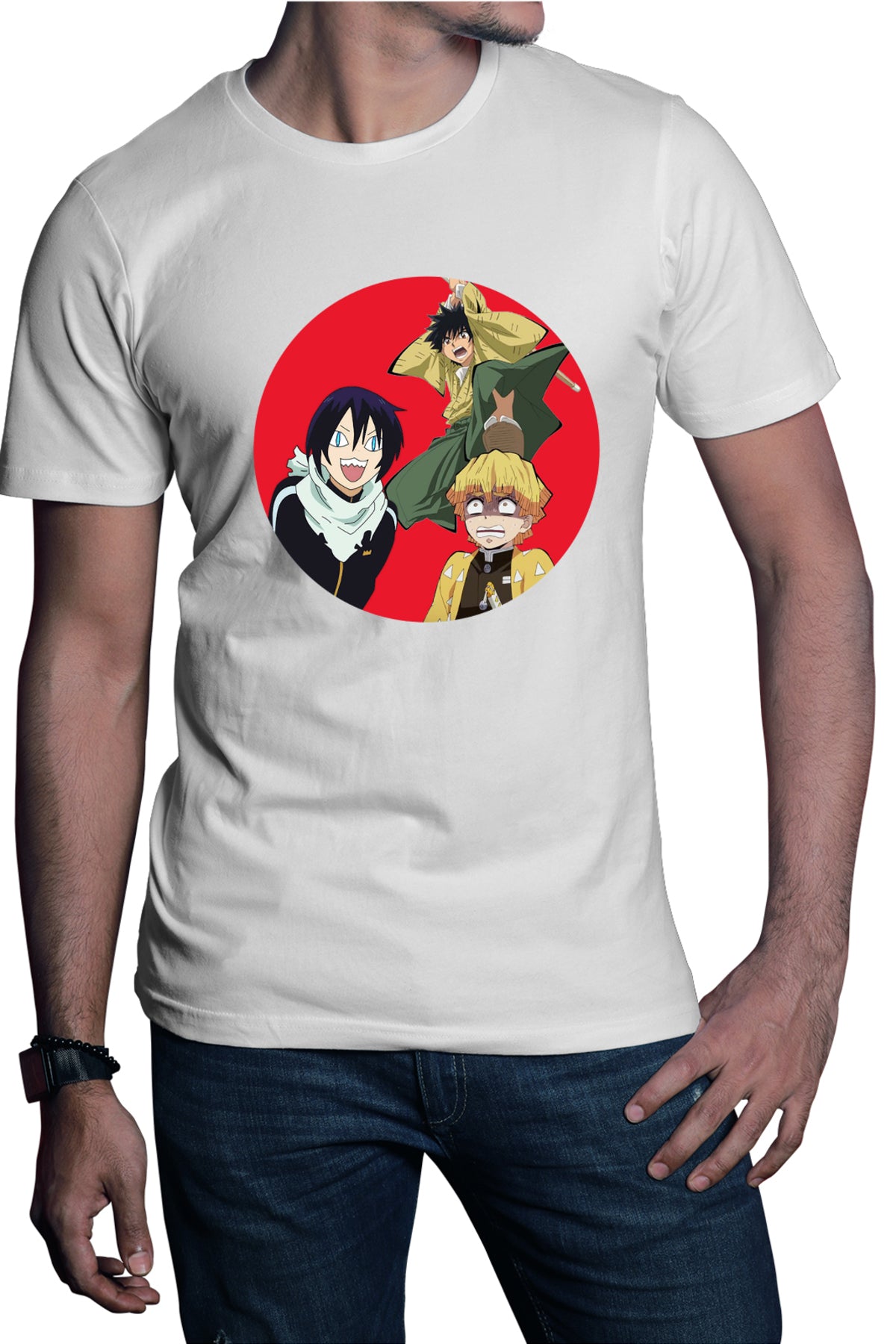 Tricou barbati Rurouni Kenshin Yahiko Yato Zenitsu Funny