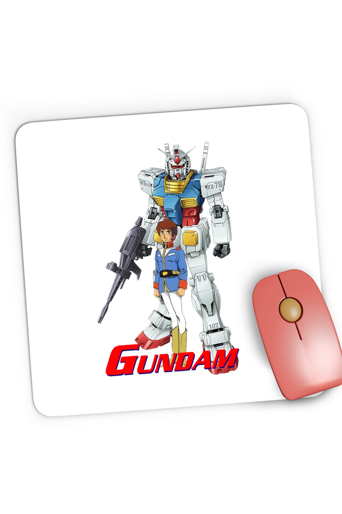 Mousepad Gaming dam Amuro Ray Robot Weapon, 21x19 cm