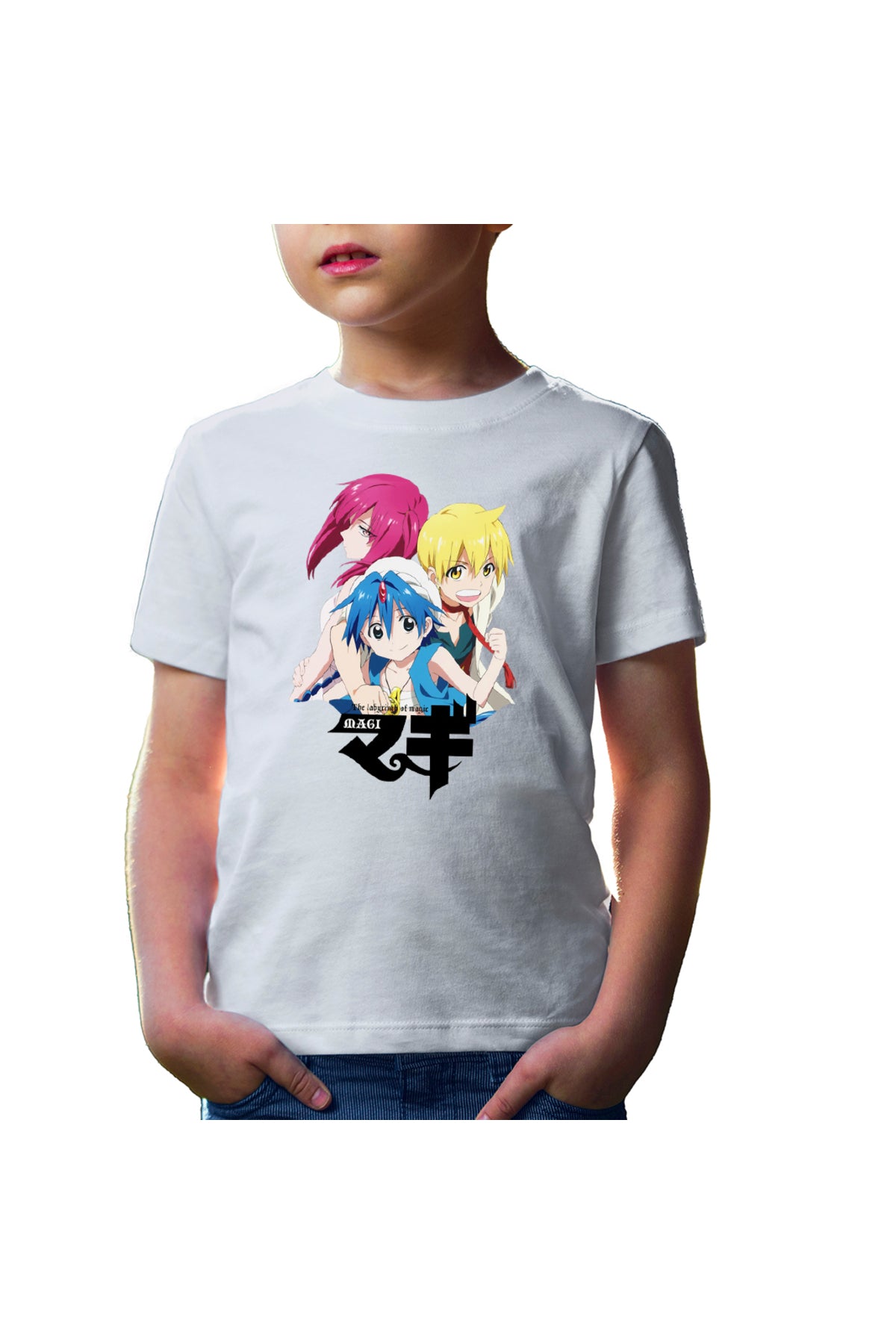 Tricou copii Magi The Labyrinth of Magic Wonder Red Hair Sad