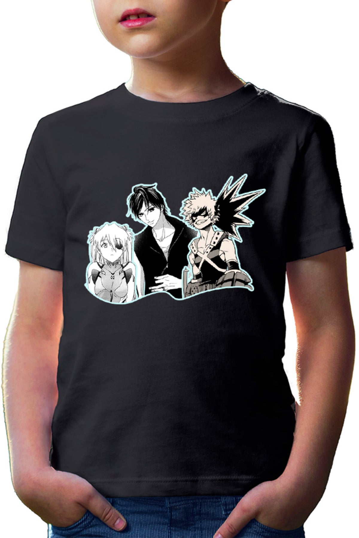 Tricou copii LDK Neon Genesis Evanghelion My Hero Academia