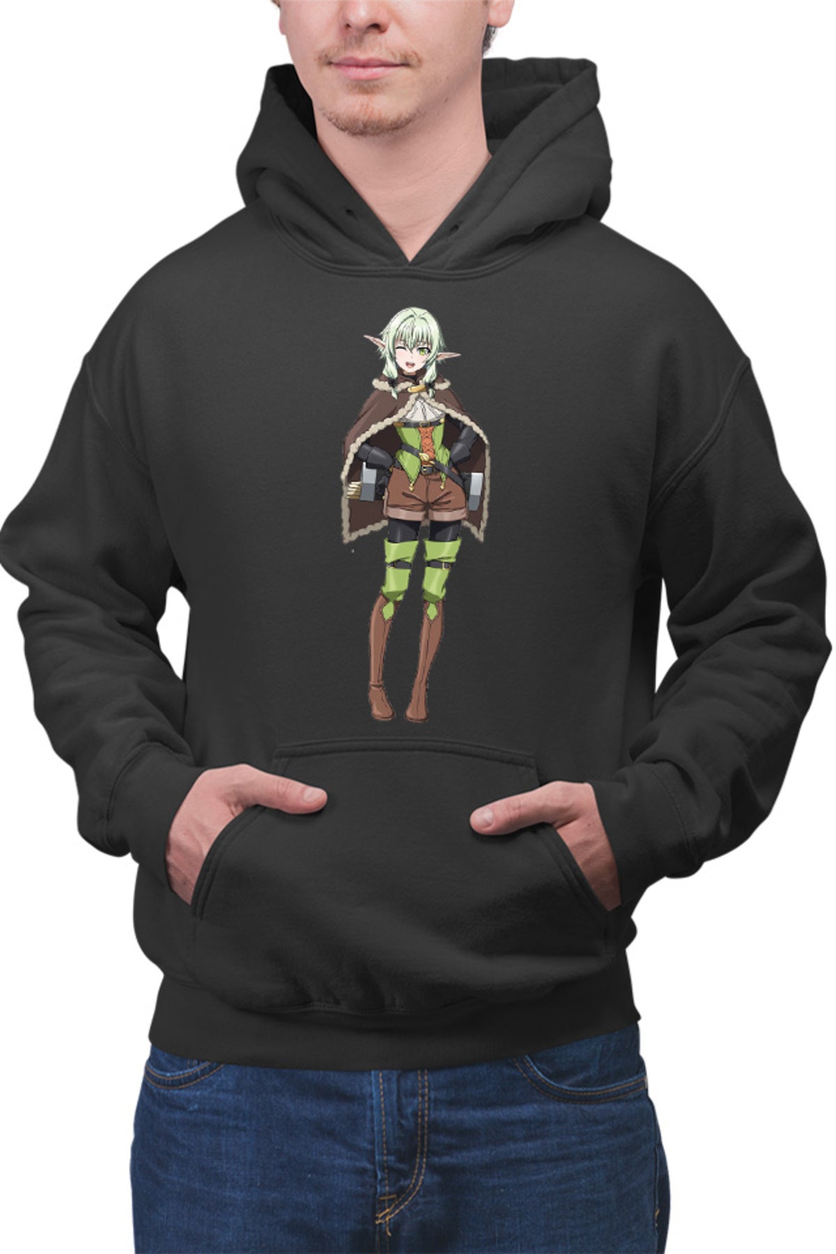 Hanorac barbati Goblin Slayer Elf Forest Helper Magic Healer Fantasy Anime