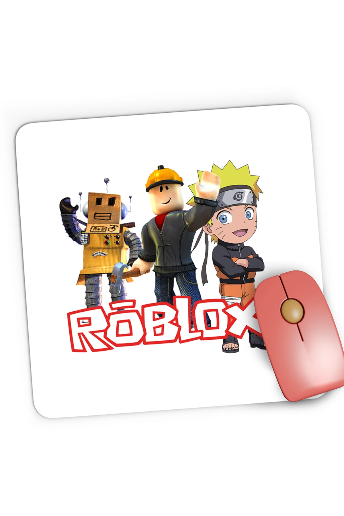 Mousepad Gaming Roblox Naruto Studio Home Platforme, 21x19 cm