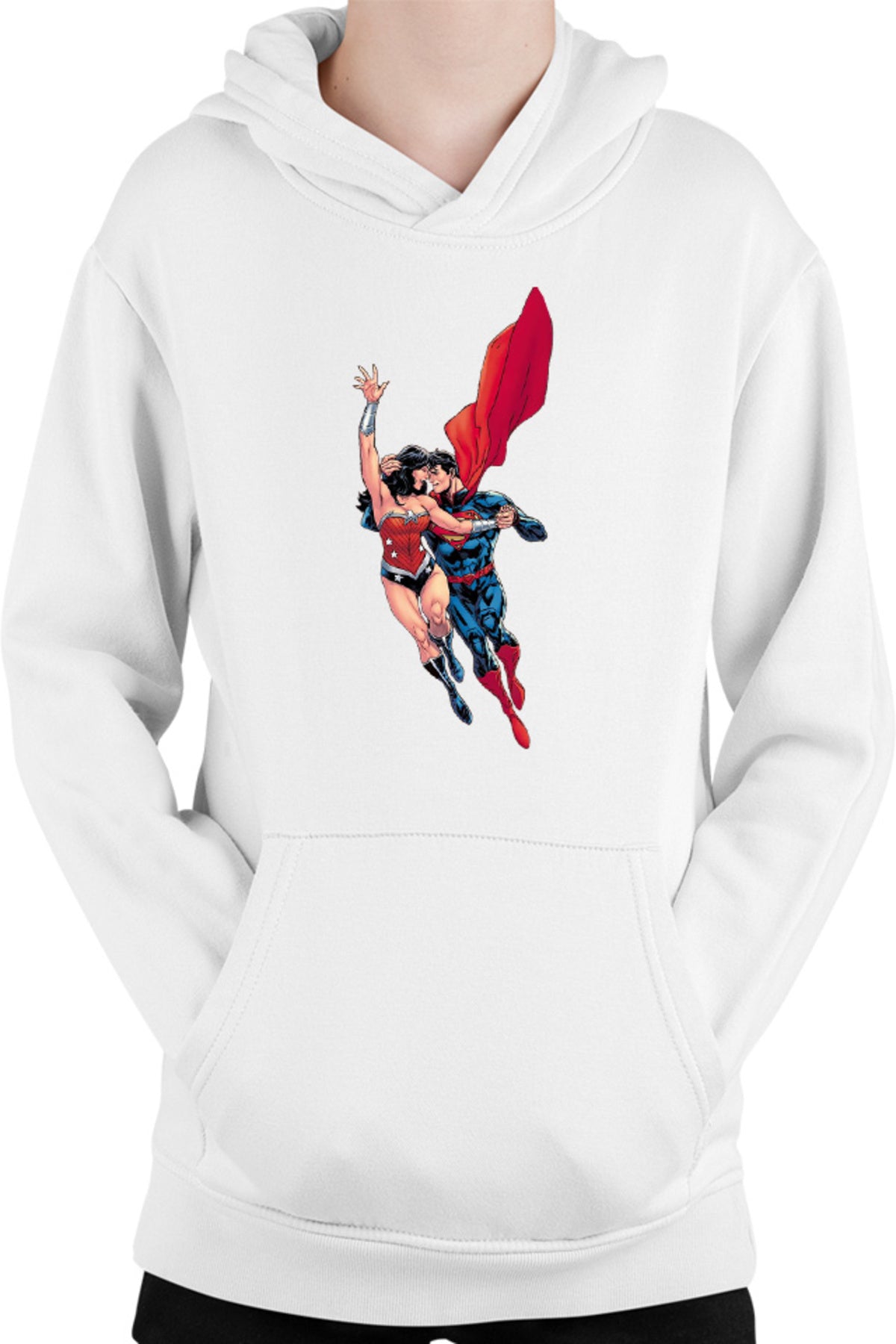 Hanorac copii Wonder Woman Superman Super Lovers Fly Cape Save Protect