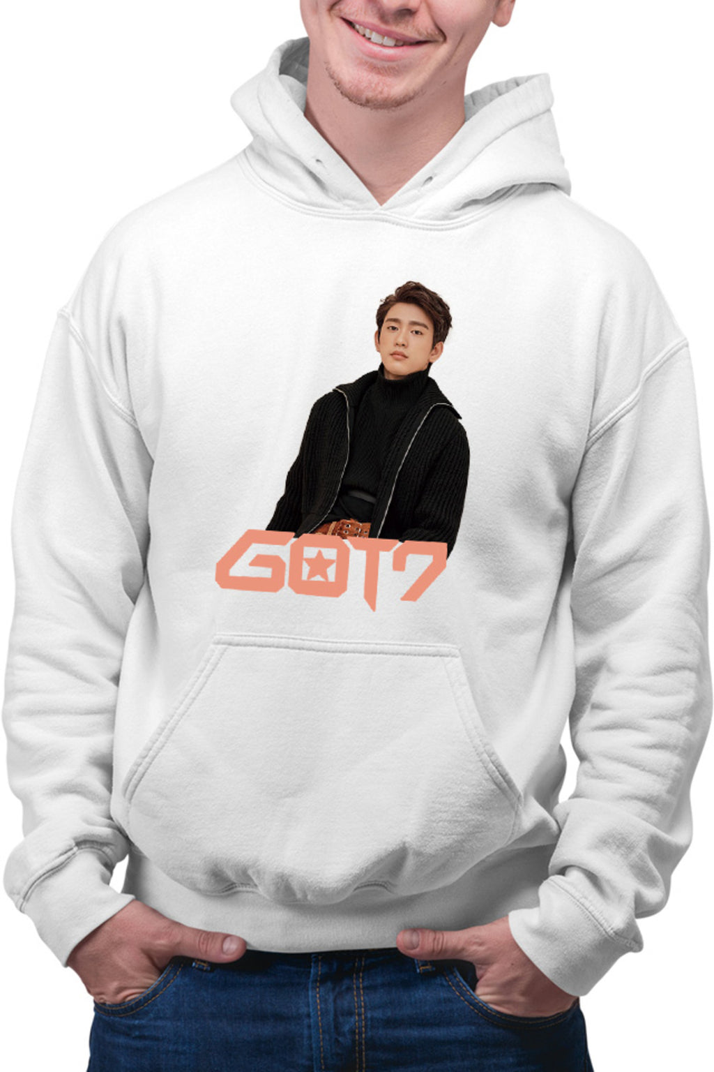 Hanorac barbati Got7 Jinyoung y Idol Korean American Winter Concept