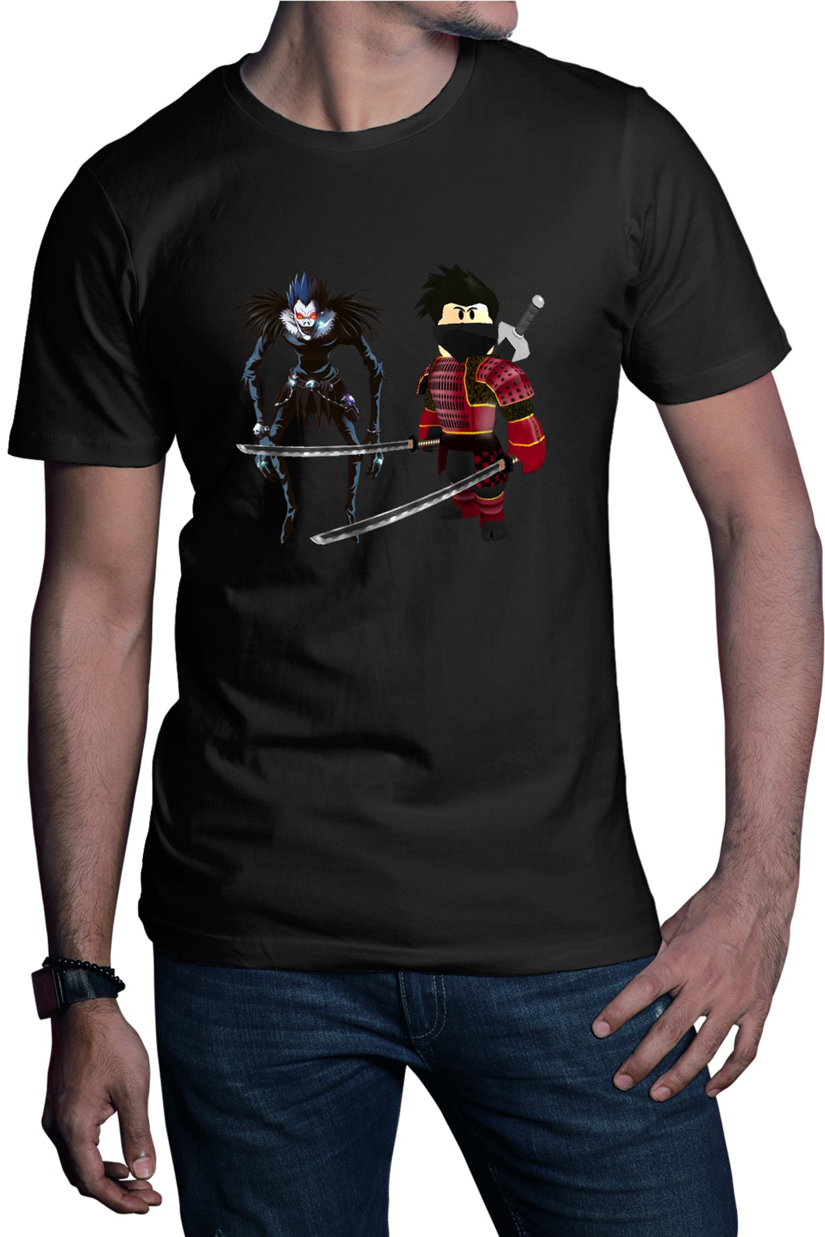 Tricou barbati Roblox Youtube Ninja Death Note Ryuk