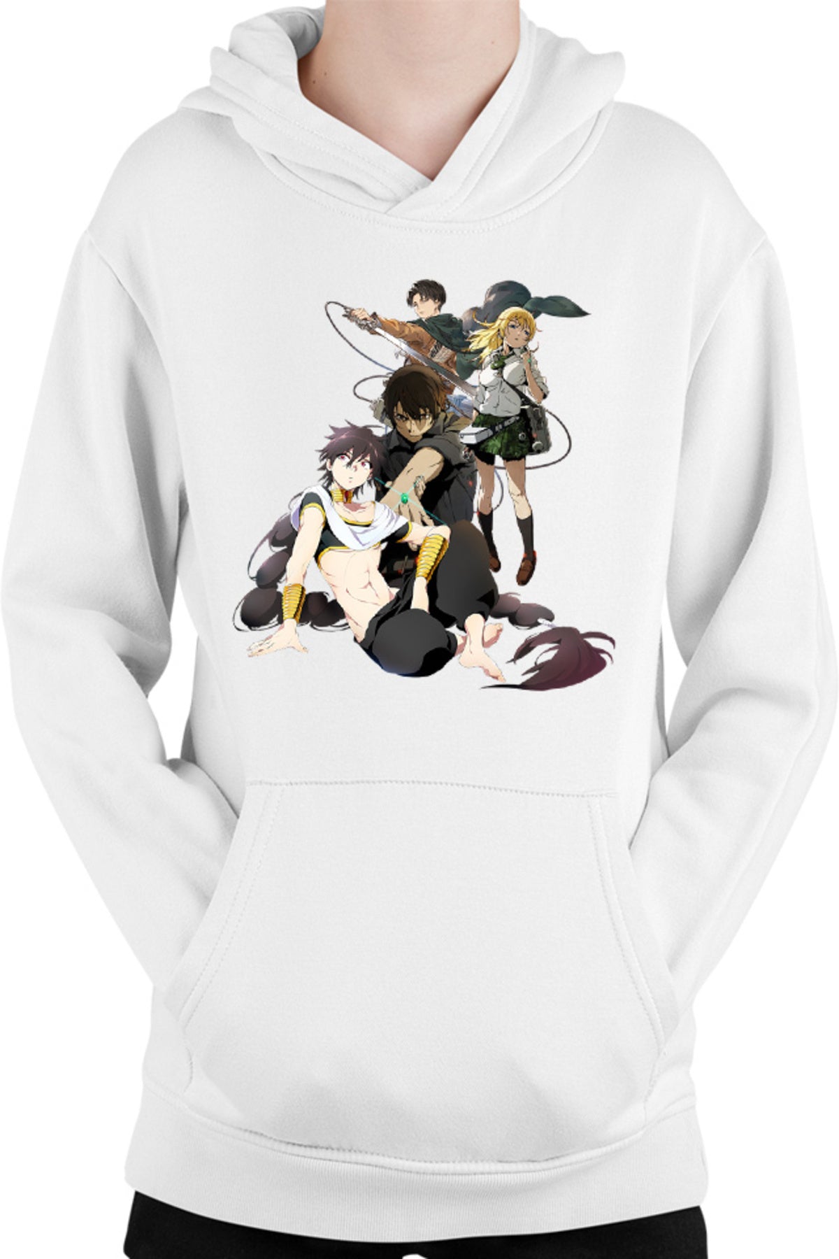 Hanorac copii Btooom! Ryouta Himiko Magi Judal AOT Levi Magic Fantasy