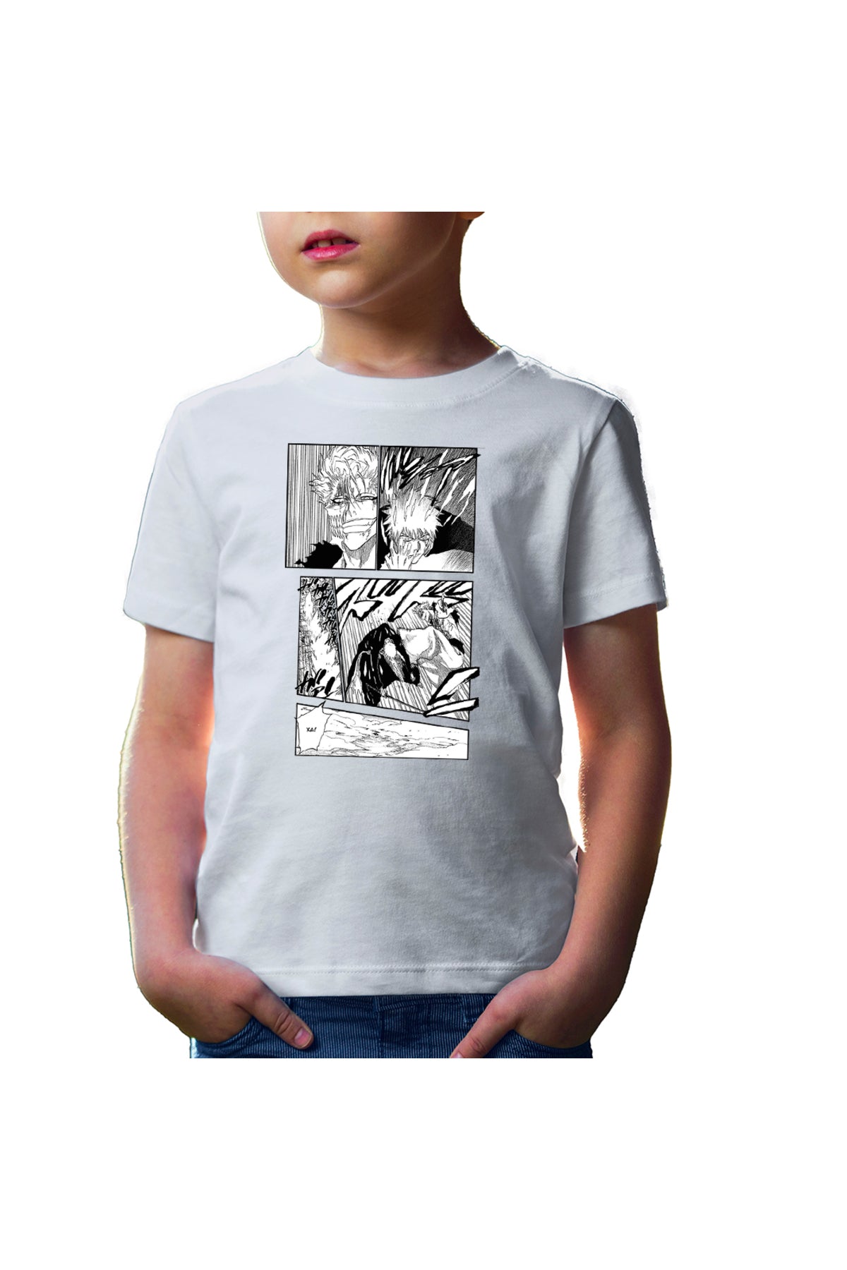 Tricou copii Bleach Ichigo Manga Katana Atack