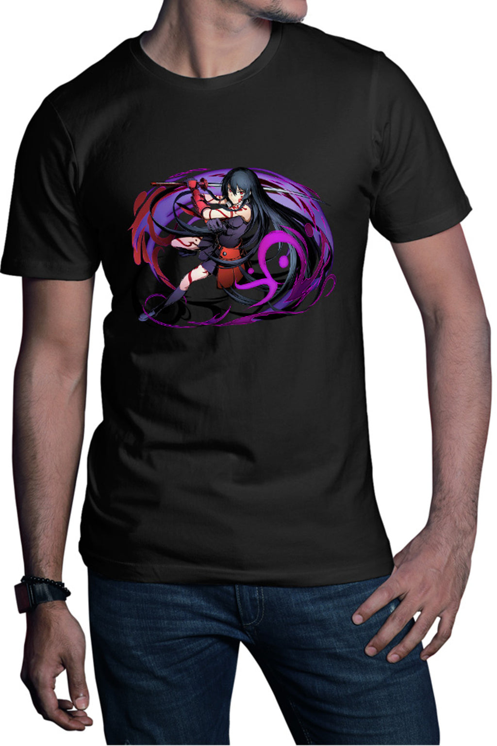 Tricou barbati Akame ga Kill Flame Moon Kunoichi Power Dragon Ball