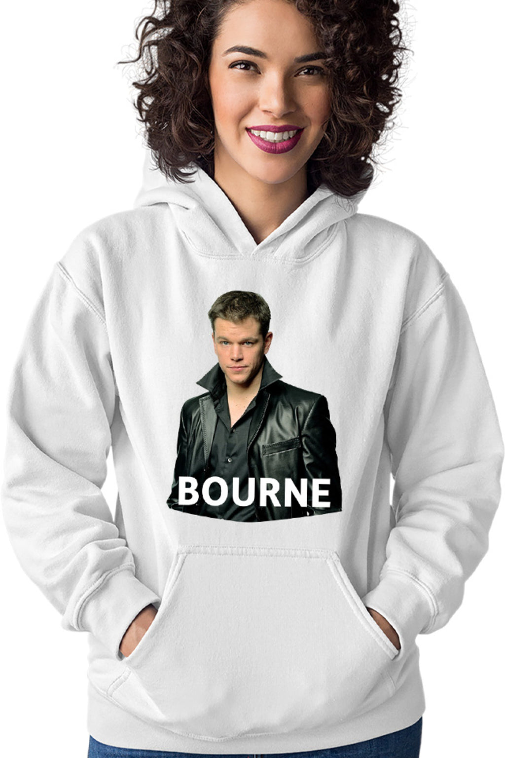 Hanorac dama Bourne Matt Damon Celebrity Identity Theatrical Films