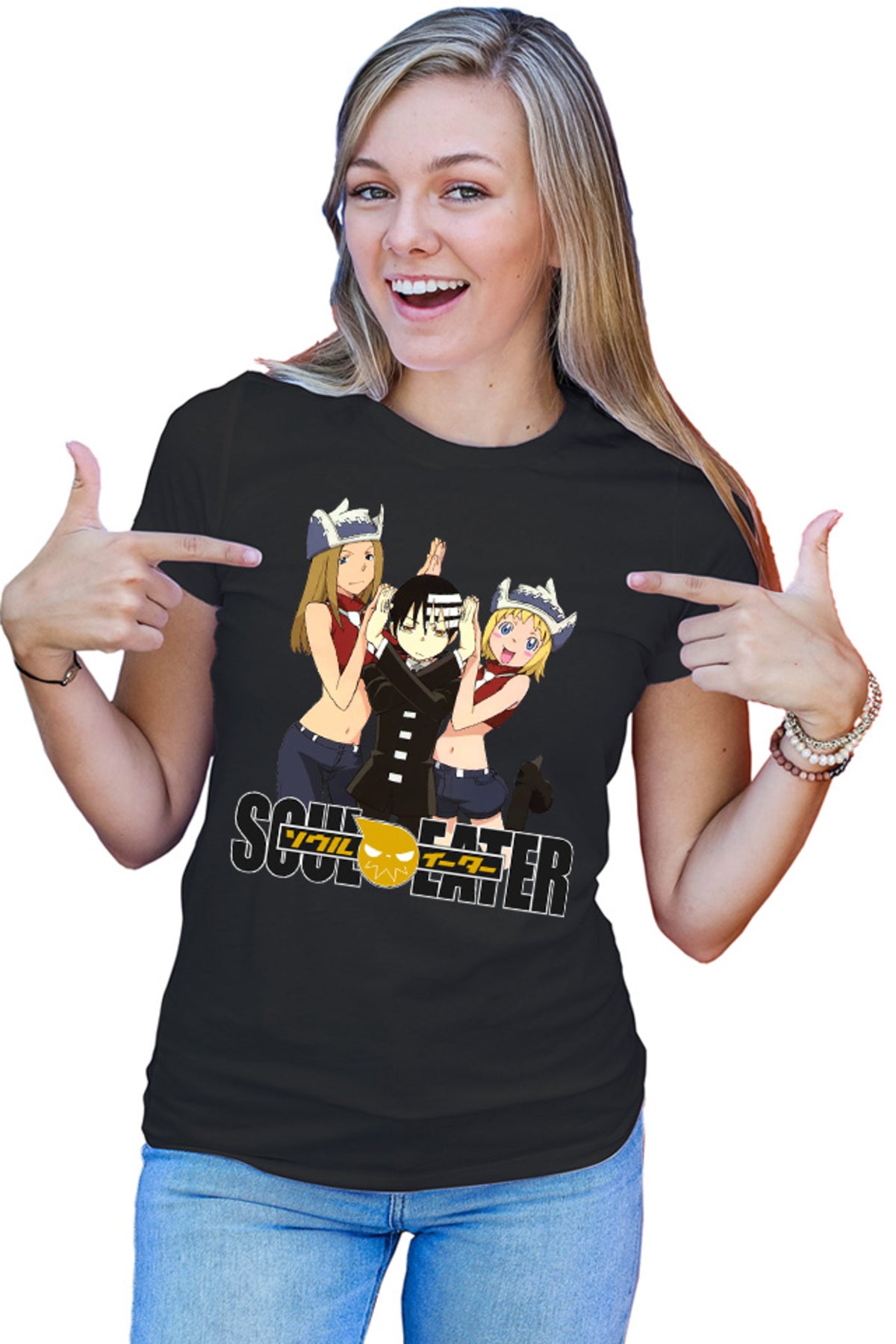 Tricou dama Soul Eater Death the Kid Patricia Elizabeth Clap