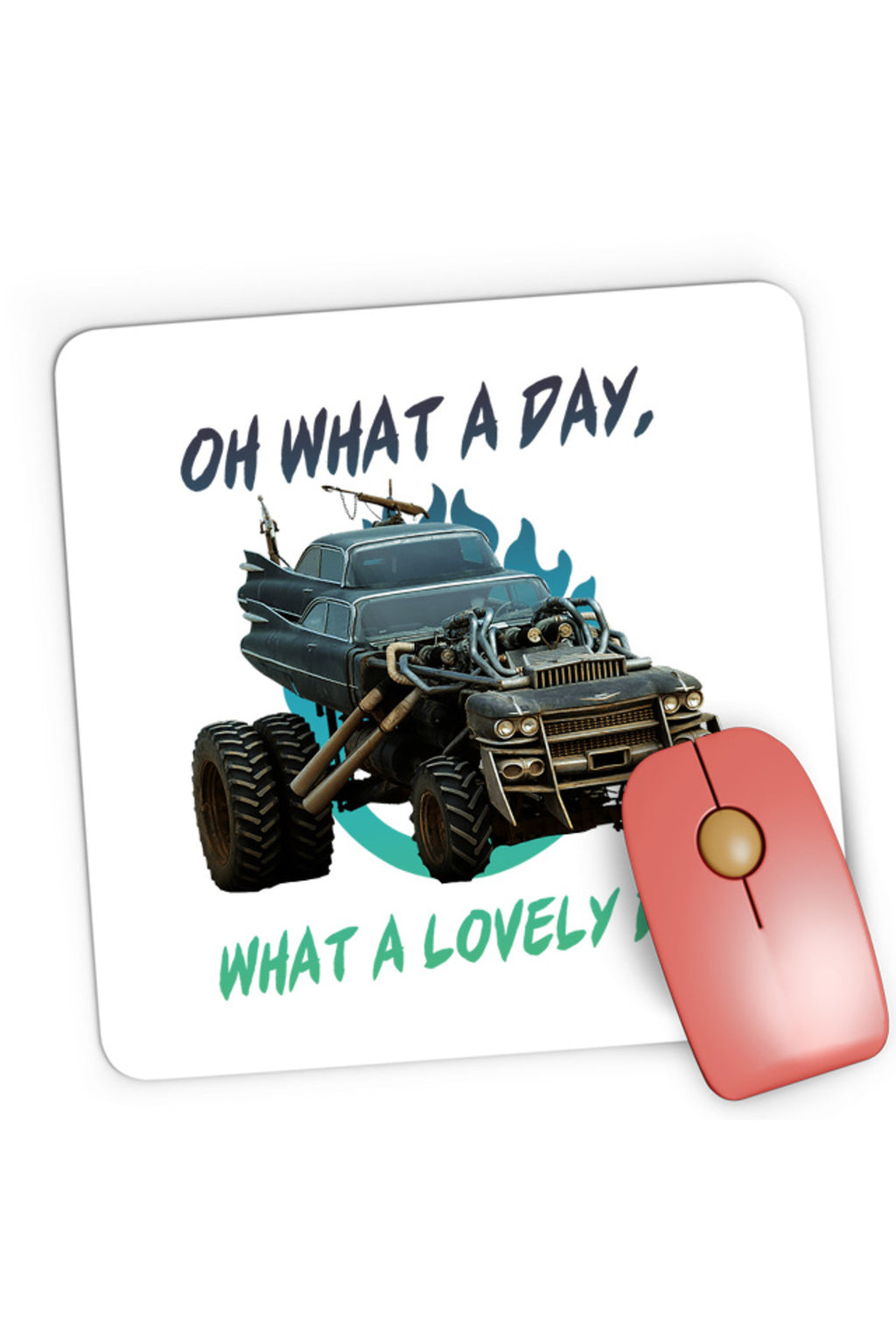 Mousepad Gaming Mad Max Huge Cars Australian Film Based Mature, 21x19 cm