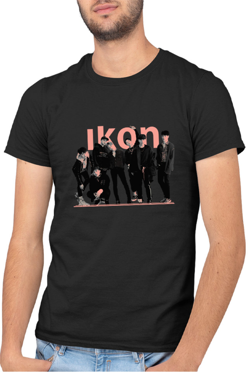 Tricou barbati iKon All Members Awards Group K-Pop Dance Talents
