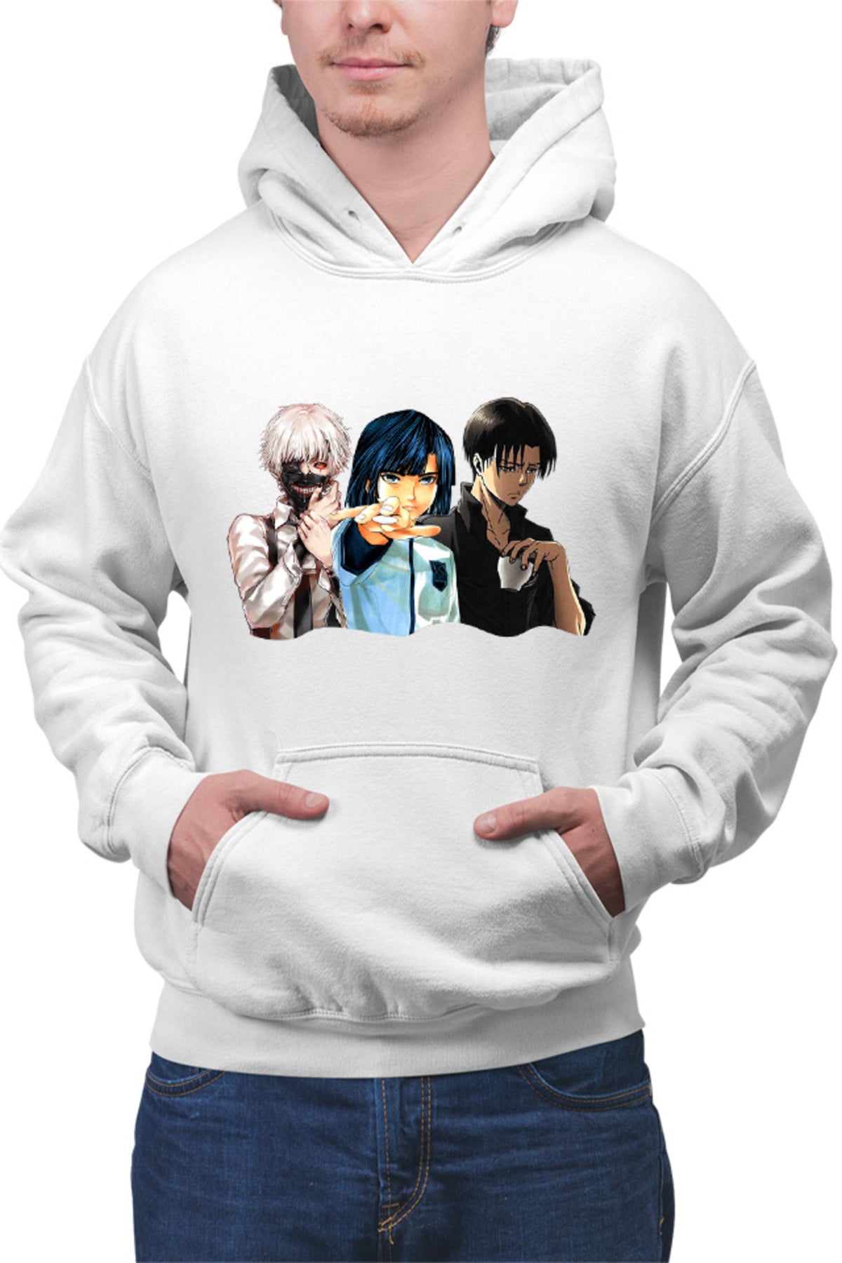 Hanorac barbati Hikaru no Go Attack on Titan Levi Tokyo Ghoul Kaneki Akira Coffee