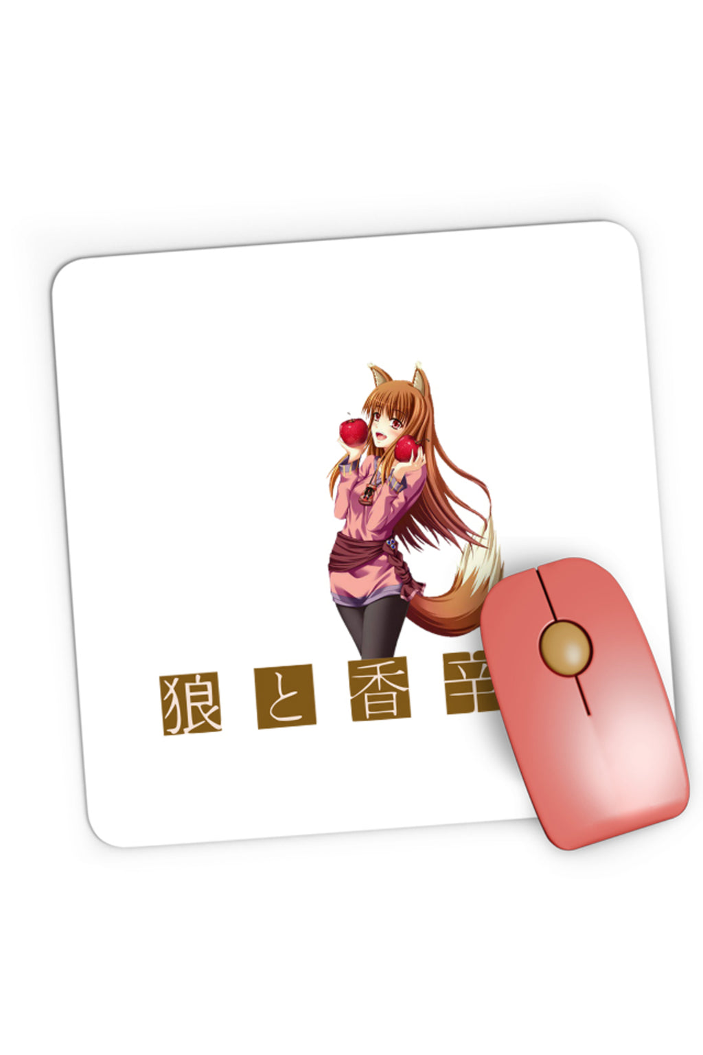 Mousepad Gaming Spice And Wolf Holo Love Adventure Fantasy, 21x19 cm
