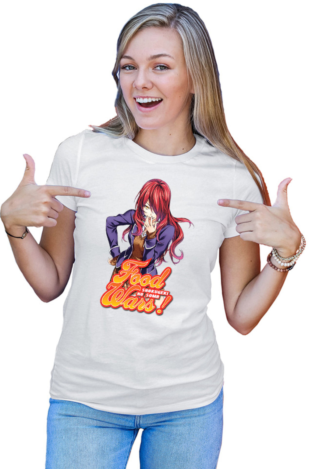 Tricou dama Food Wars Kobayashi Rindou School Uniform