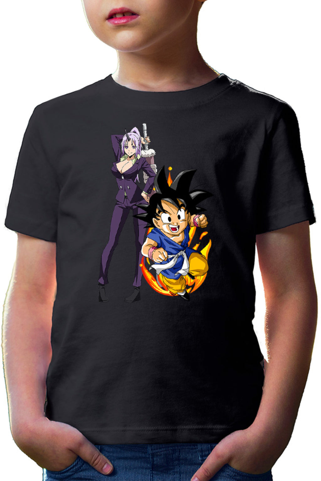 Tricou copii TenSura Slime Isekai Shion Son Goku Shounen Anime
