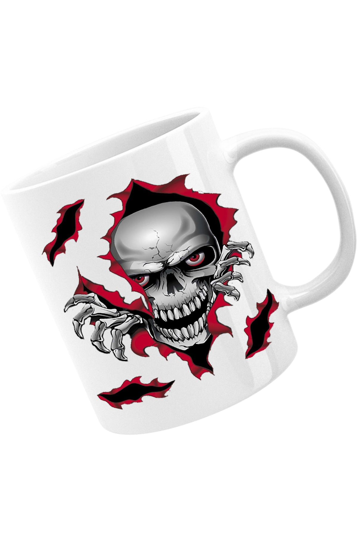 Cana Predator Biker Skull Logo Motor Skeleton, alba, 330 ml