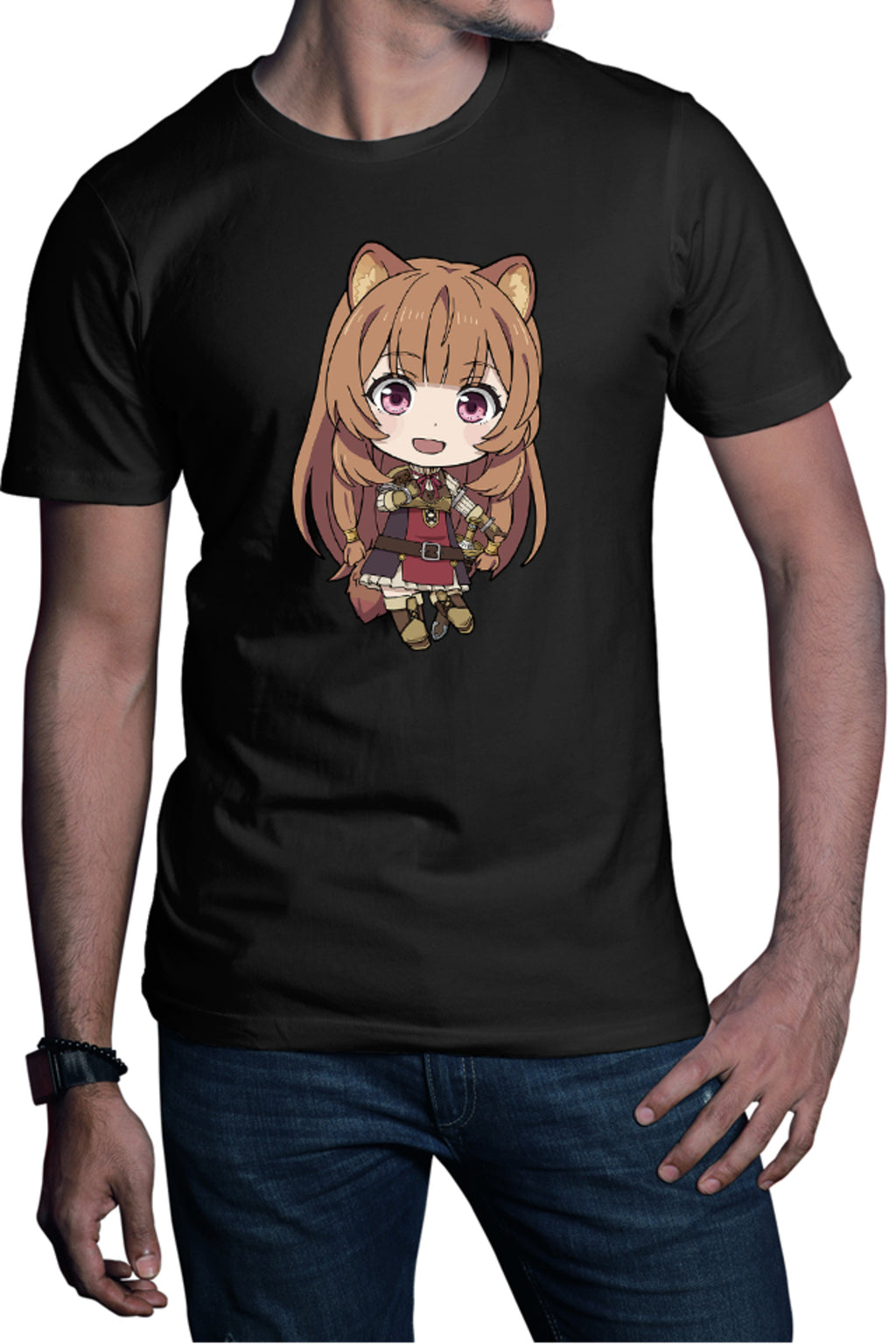 Tricou barbati Rising of the Shield Hero Raphtalia Furry Best Waifu Animeuri