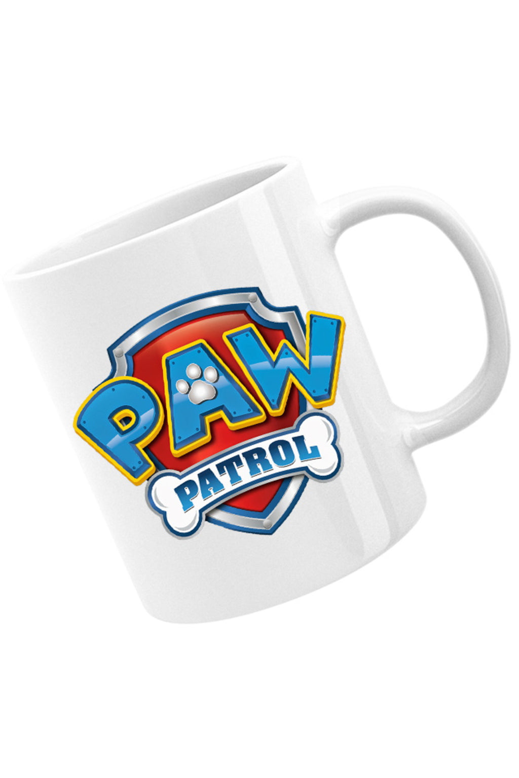 Cana Paw Patrol Logo Disney Dogs Protect Humans, alba, 330 ml