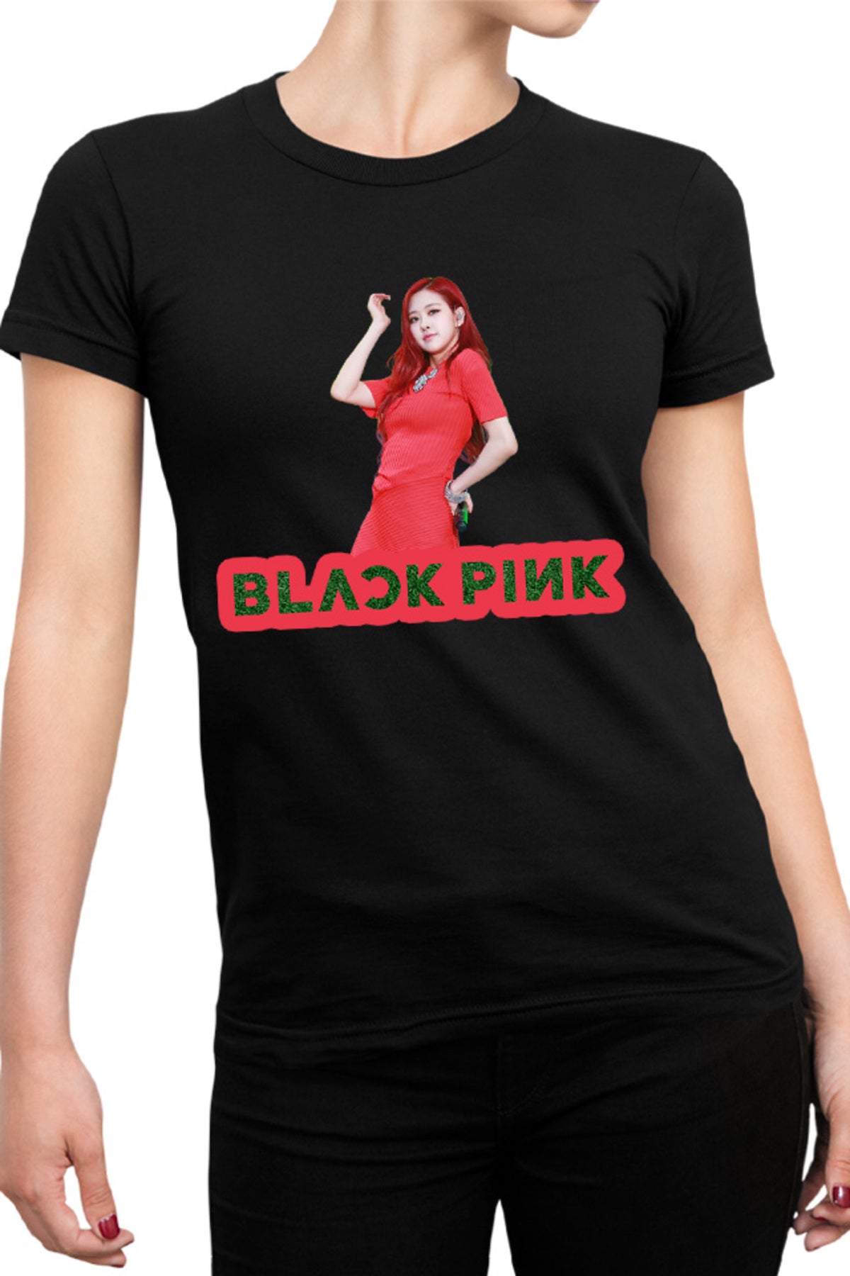 Tricou dama Blackpink Rose Beauty Korea Concert Album