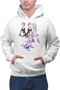 Hanorac barbati Re zero REM RAM Emilia Felix Cat Waifu Yandere Doki Doki
