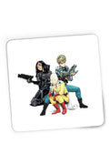 Mousepad Gaming Battle Angel Alita Gally Saitama Genos Trio Fight, 21x19 cm