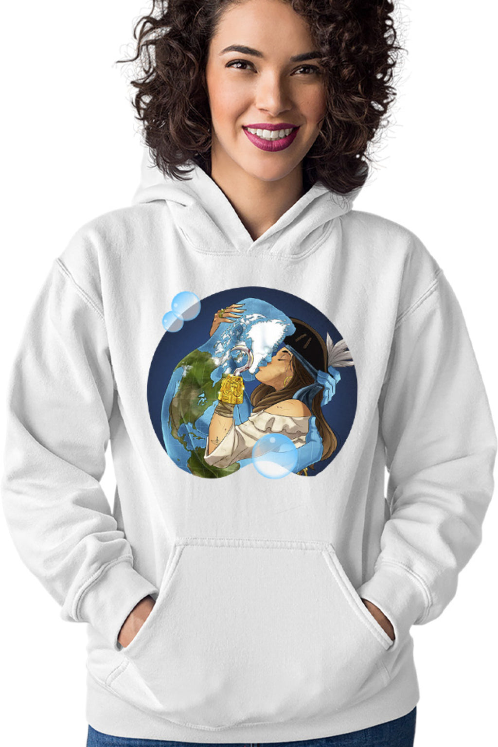 Hanorac dama NFT XOXO Earth Protect Nature Mother Animals