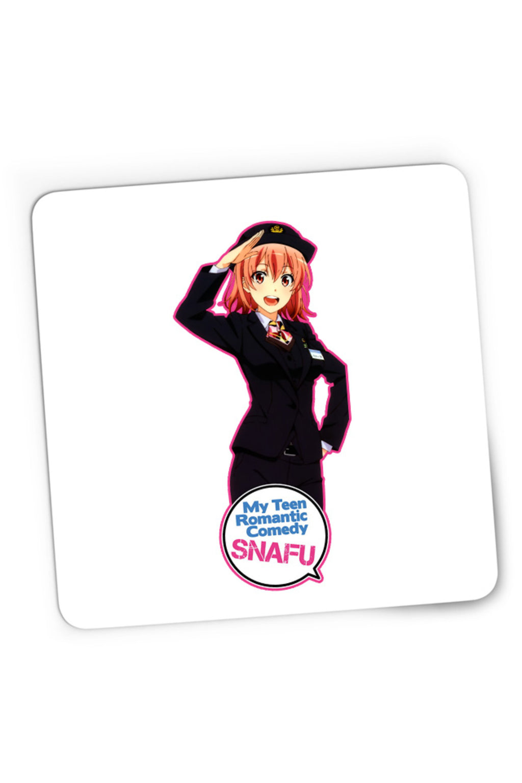 Mousepad Gaming OreGairu Yui Police School Club Slice of Life, 21x19 cm