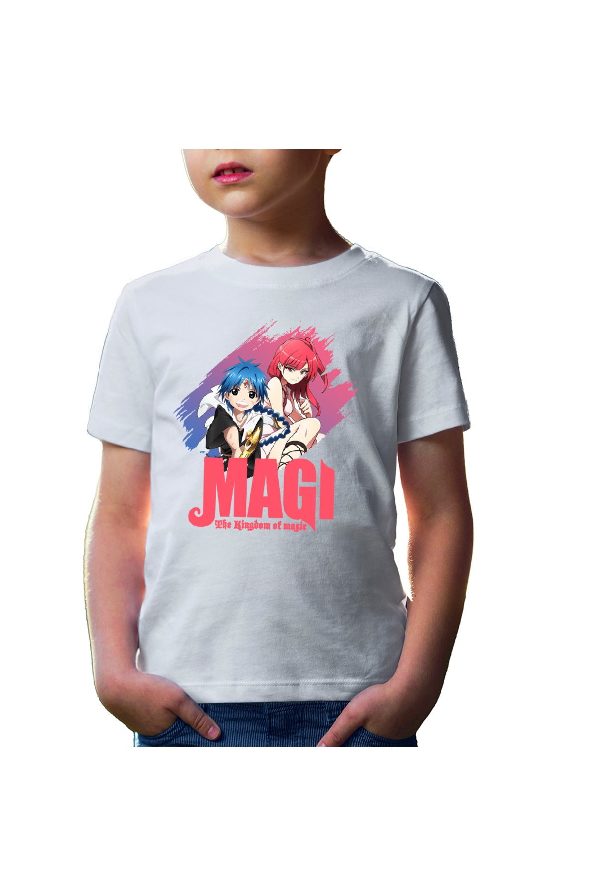 Tricou copii Magi The Labyrinth of Magic Morgiana Alladin Duo Pose