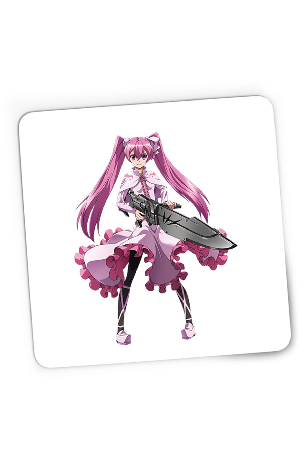 Mousepad Gaming Akame ga Kill Mine Assassin Kawaii Anime Monster, 21x19 cm