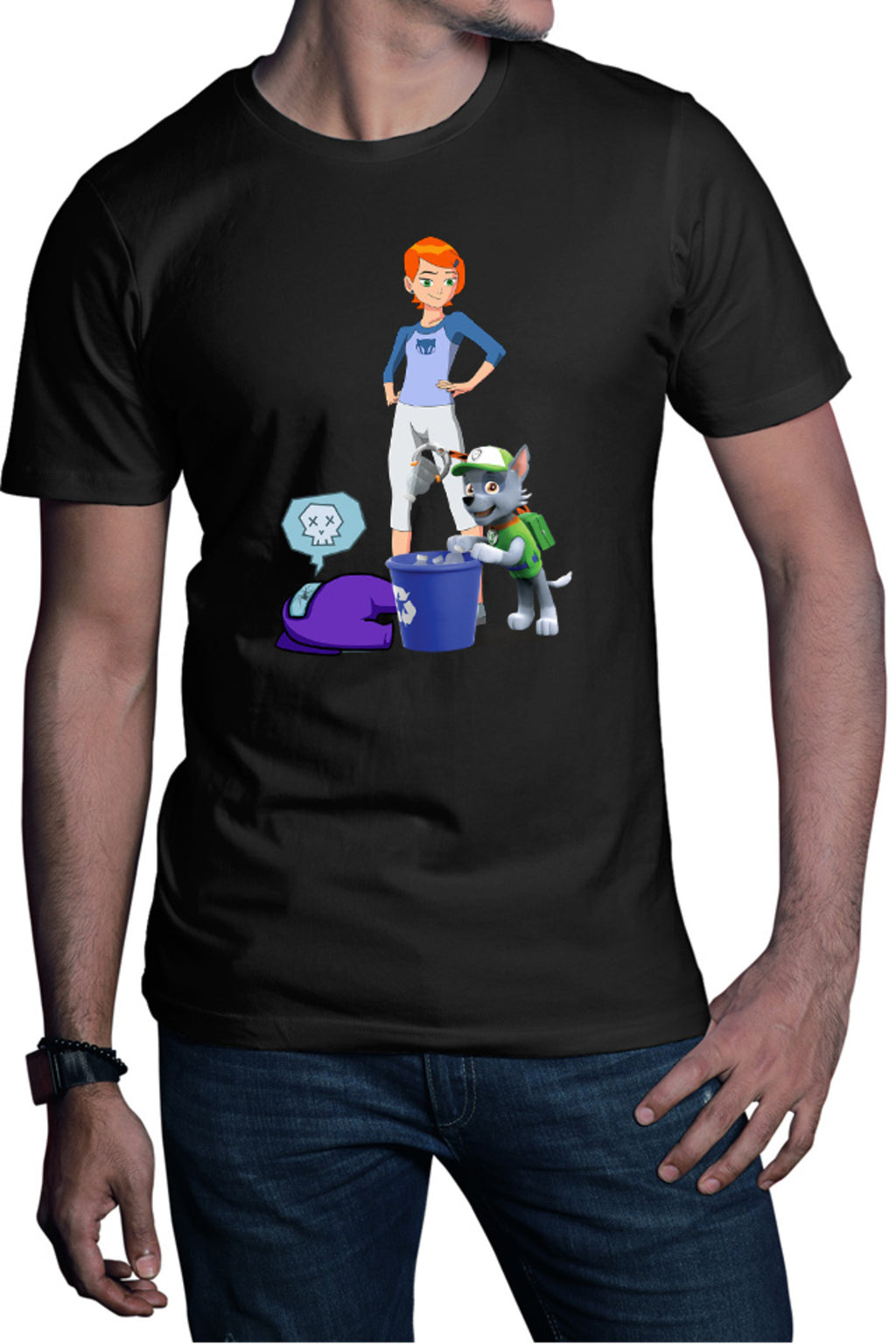 Tricou barbati Paw Patrol Recycle Dog Ben10Among