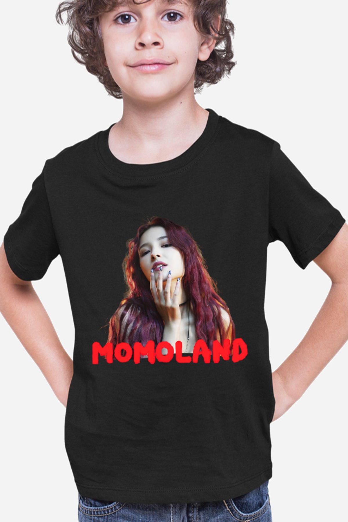 Tricou copii Momoland Red Head y K-Pop Idol Music