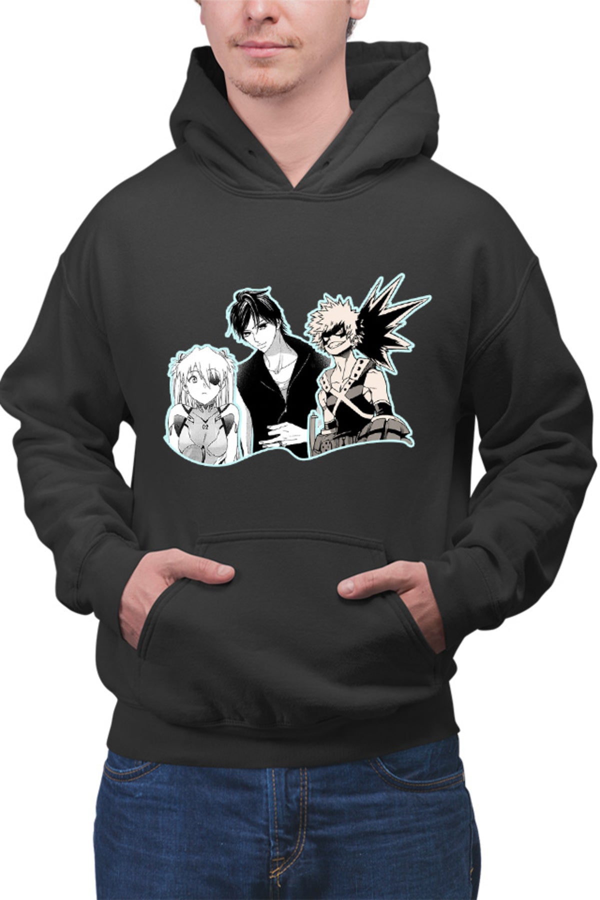 Hanorac barbati LDK Neon Genesis Evanghelion My Hero Academia